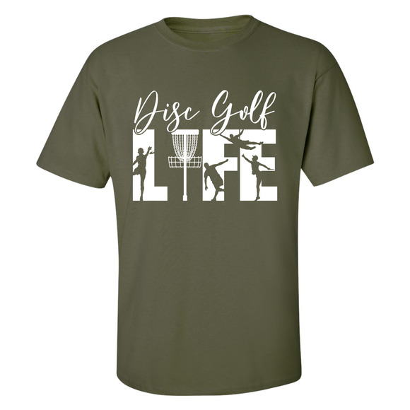 Disc Golf T Shirt DISCGOLF LIFE Discgolfer Discgolfing Shirt - Picture 5 of 16